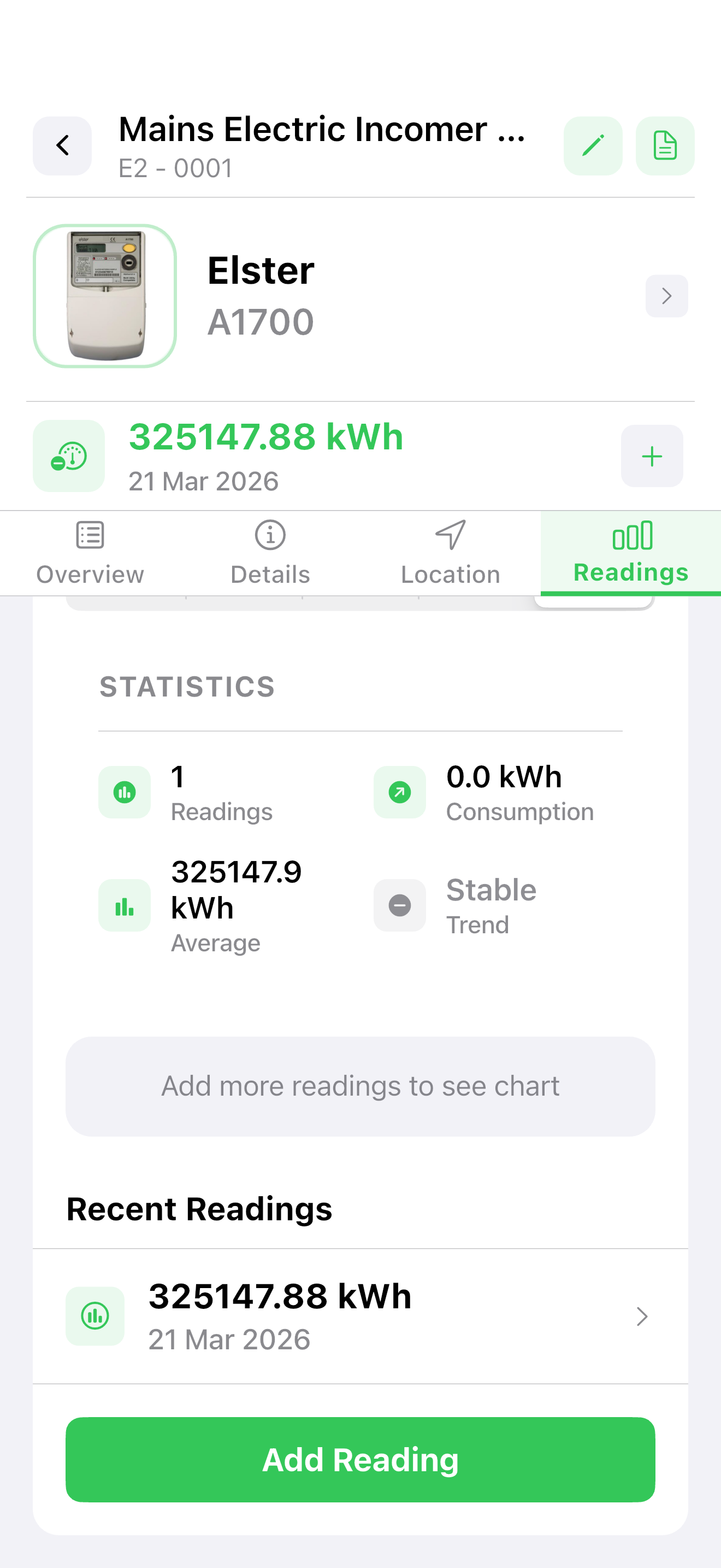 Meter Readings & Validation